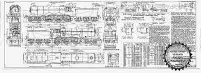 7mm scale drawing 346 : B12/3 Gresley/Holden 4-6-0 express passenger engine