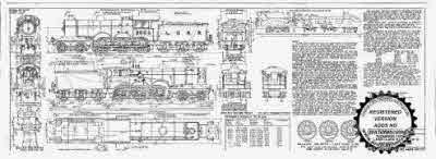 7mm scale drawing 347 : B12/4 Thompson/Holden 4-6-0 passenger engine