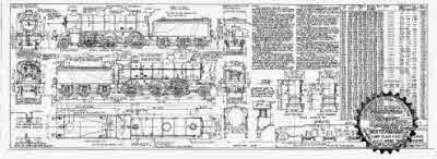 7mm scale drawing 352 : K2/2 Gresley 2-6-0 (GN H3) mixed traffic engine