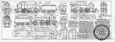 7mm scale drawing 353 : K3/1 Gresley 2-6-0 (GN H4) Showing both gn & lner cabs+ mixed traffic engine