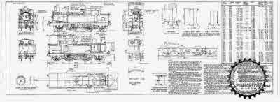 7mm scale drawing 363 : F3 Holden 2-4-2 (GE C32) tank engine