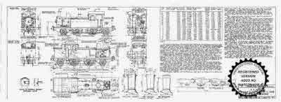 7mm scale drawing 366 : F6 Holden 2-4-2 (GE G69) except 7218 & 7219