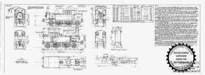 7mm scale drawing 367 : F7 Holden 2-4-2 (GE Y65) tank engine