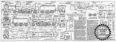 7mm scale drawing 368 : C2 Ivatt 4-4-2 (GN C1) Klondyke passenger engine