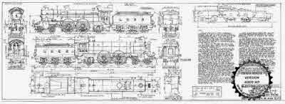 7mm scale drawing 378 : C7/2 Gresley/Raven 4-4-2 Rebuild from C7/1