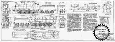 7mm scale drawing 428 : Q3 Gresley/Ivatt 0-8-0 (GN K2) goods engine