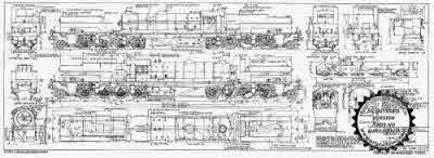 7mm scale drawing 430 : U1 Gresley 2-8-0 + 0-8-2 Garratt banking locomotive