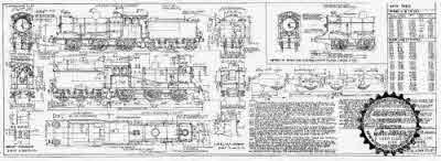 7mm scale drawing 446 : J19/1 Hill 0-6-0 (GE T77) goods engine