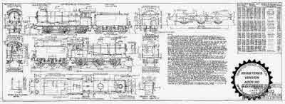 7mm scale drawing 447 : J19/2 Gresley/Hill 0-6-0 reboilered J19/1 and J18 goods engine