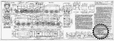 7mm scale drawing 468 : B1   Robinson 4-6-0 (GC 8C) passenger engine (later class B18)