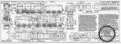 7mm scale drawing 476 : B6 Robinson 4-6-0 (GC 8N) Mixed traffic engine