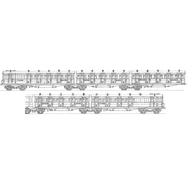 7mm scale drawing set 14 : Artic. Ex GN 6 & 8 wheel rigids diags GN218KK and GN218R