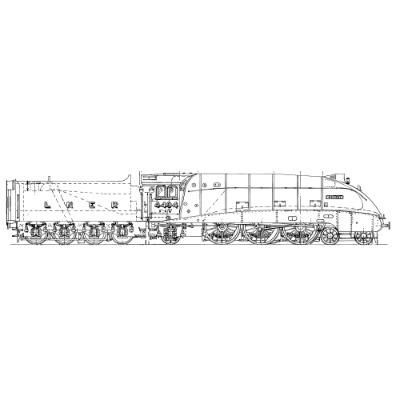 Locomotive or Artic Carriage Size B drawing order by number
