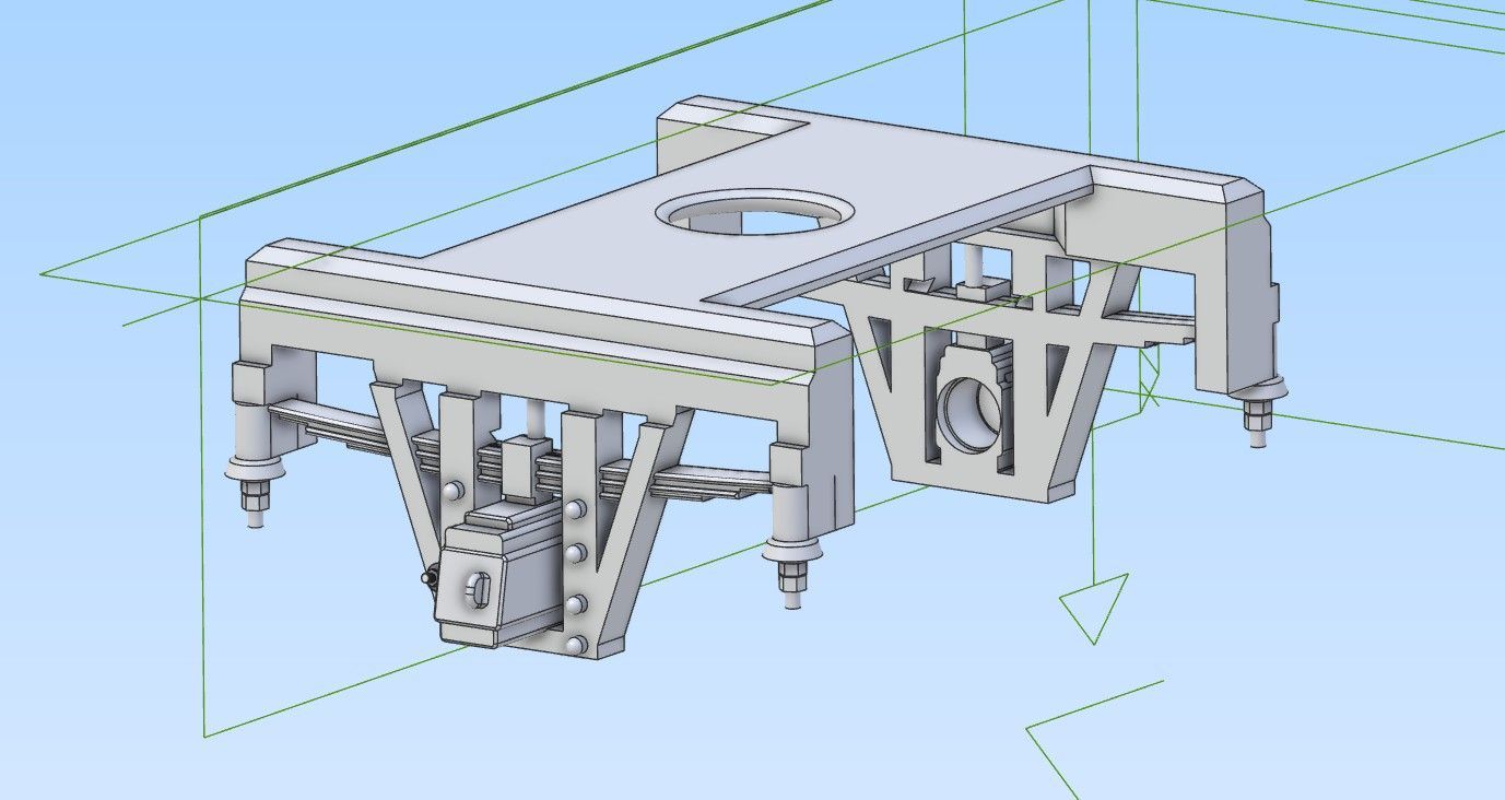CAD - spring behind w-iron