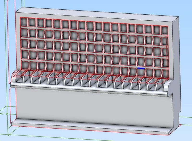 4mm TPO Sorting shelves