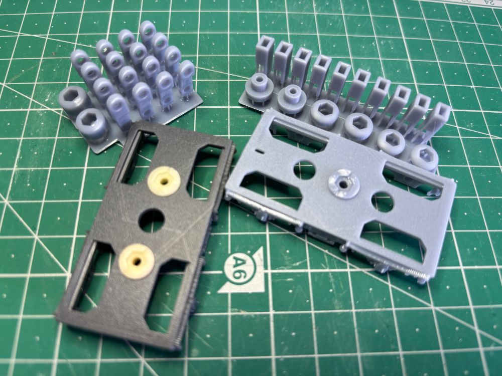 Fox bogie pair in 4mm, revised design. Fox bogie pair in 4mm, revised design.
