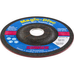 High performance grinding discs flexible MAGIC DISC 125mm x 3mm G80