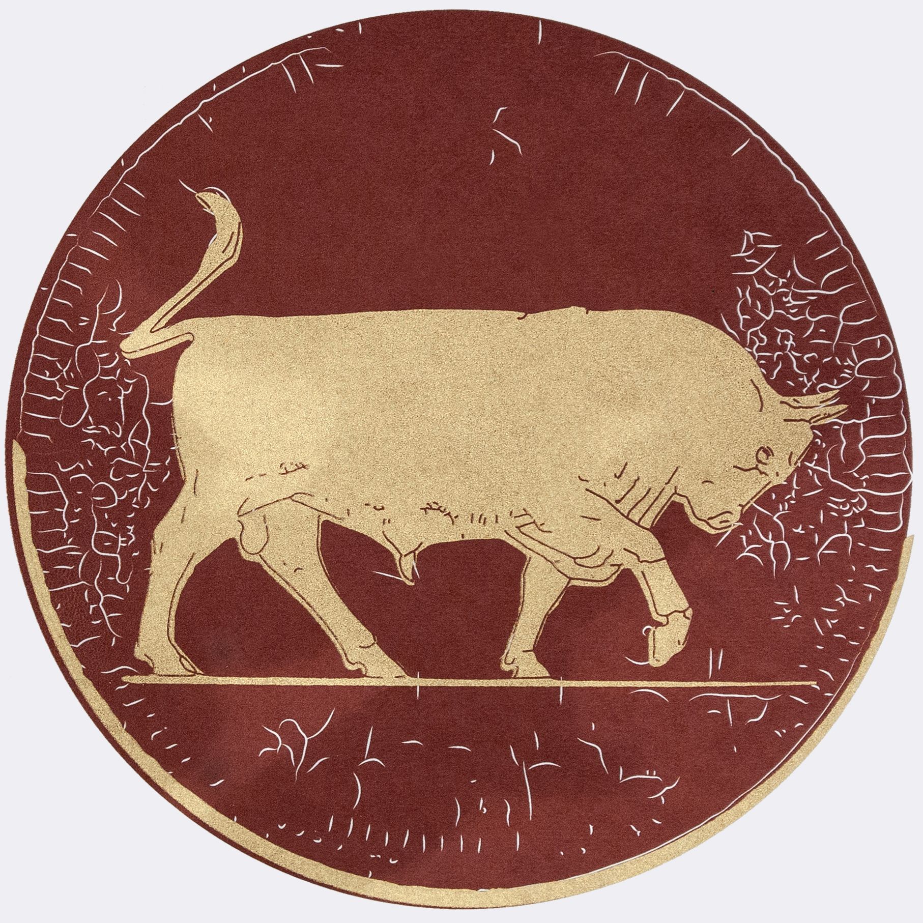 Lucy & Robert Carter, 'The Bull (Scilling)', unframed