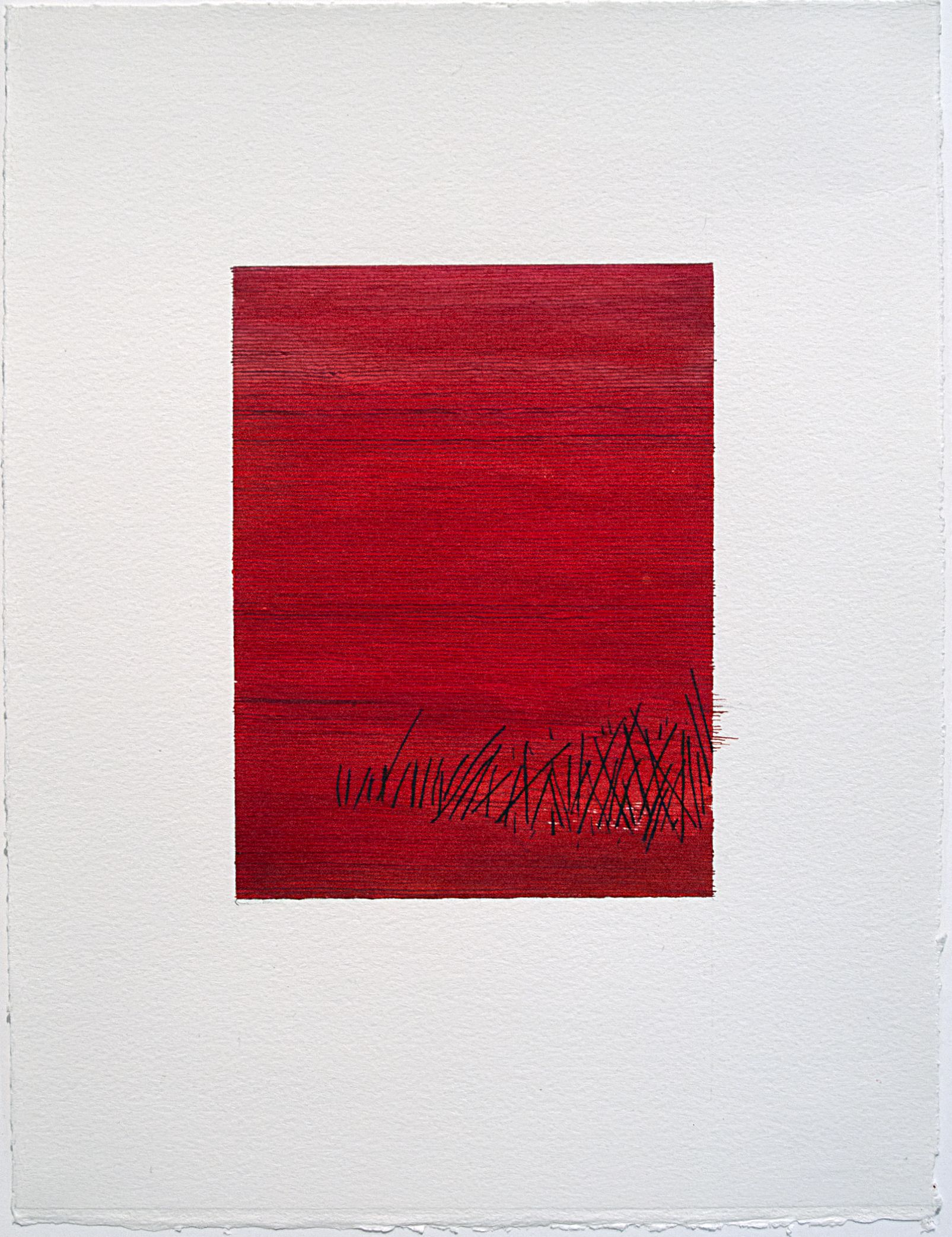 Gerda Teljeur, 'Red', framed