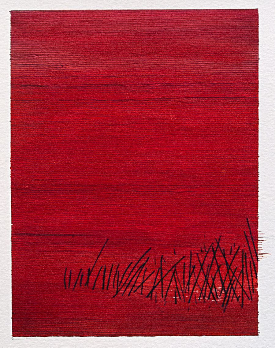 Gerda Teljeur, 'Red', framed