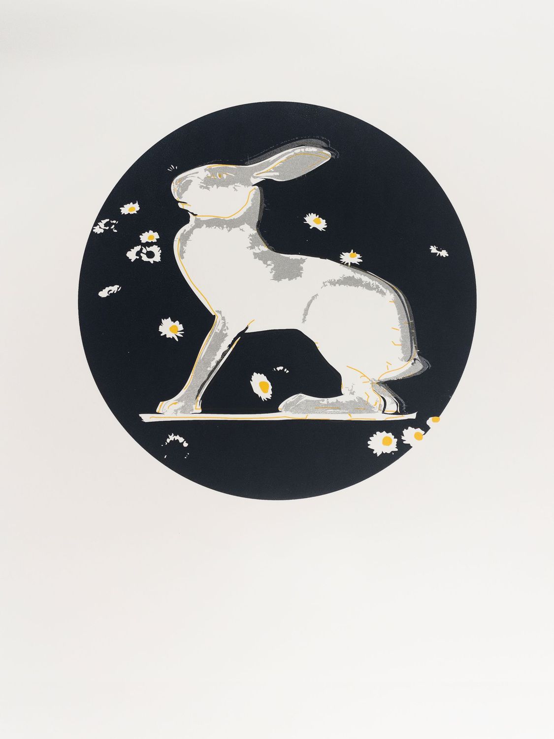 Lucy & Robert Carter, 'White Hare', unframed