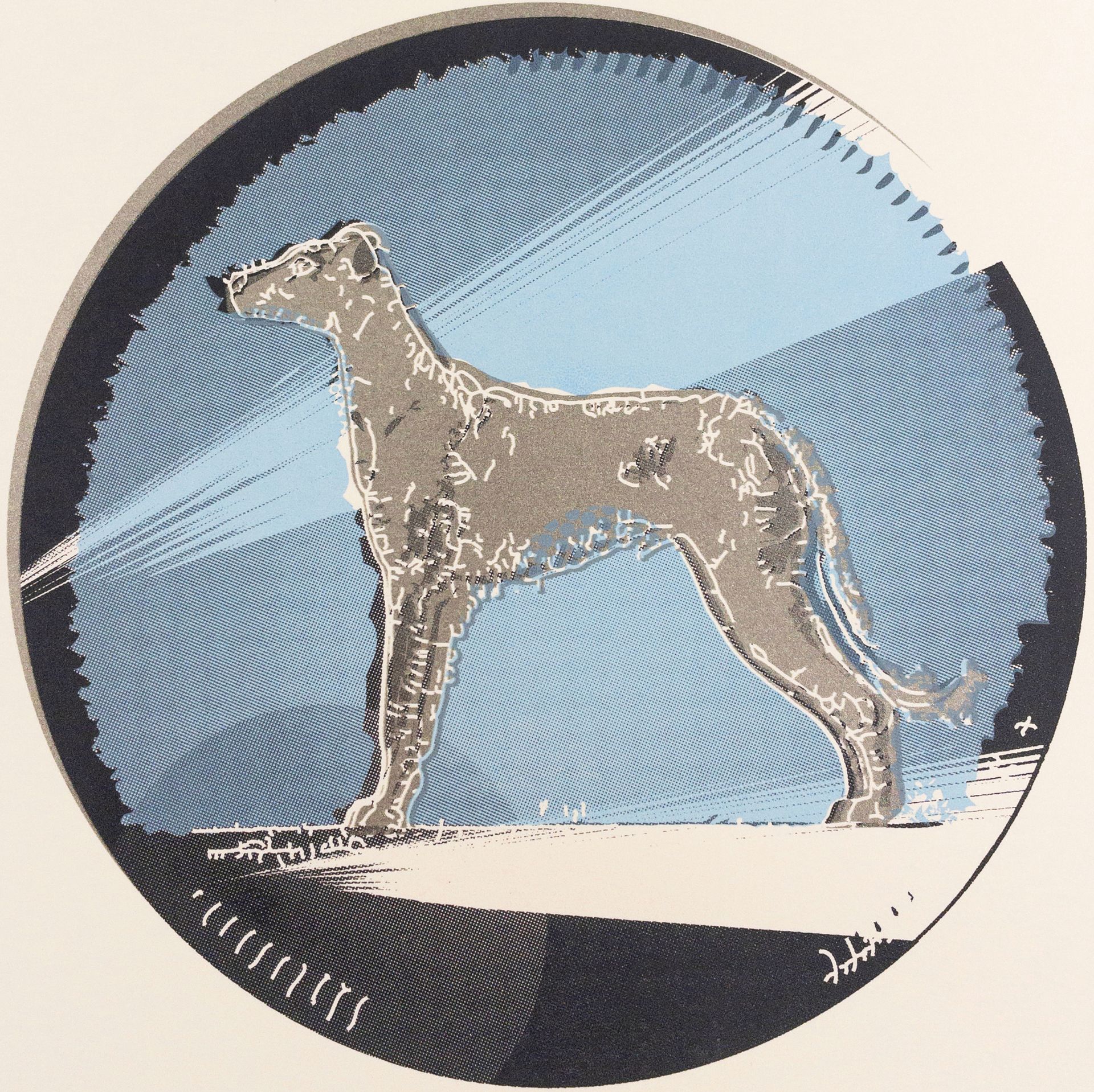 Lucy & Robert Carter, 'Wolfhound (reul)', unframed