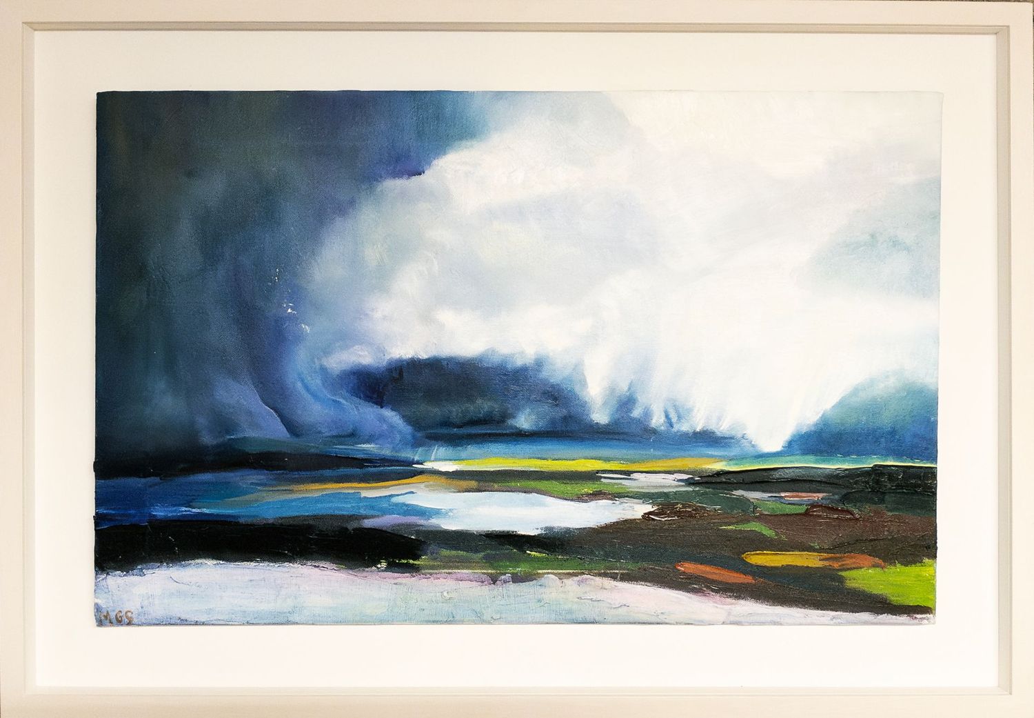 Mary G Sheehan, 'Snow over Killarney', framed