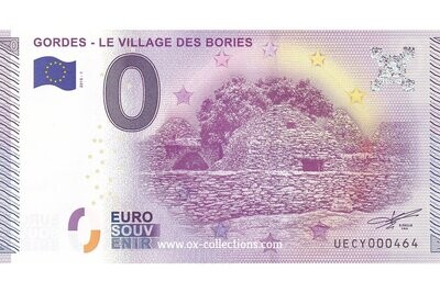 0 Euro-Schein Gordes 2015-1 Souvenir