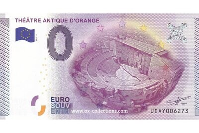 0 Euro-Schein Théâtre Antique d'Orange 2015-1 Souvenir