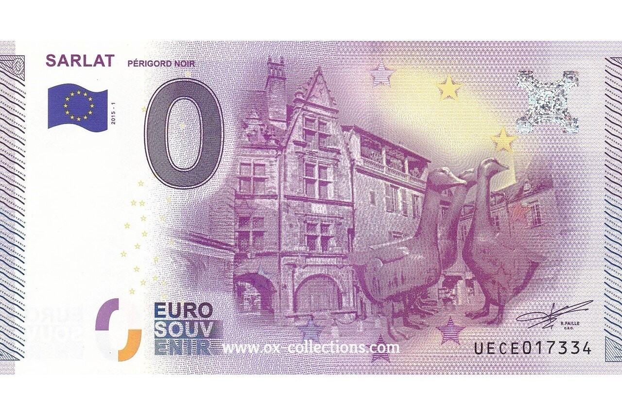 Billet 0 euro Sarlat 2015-1 souvenir