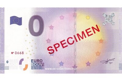 0 Euro-Schein Specimen 2016-0 Souvenir