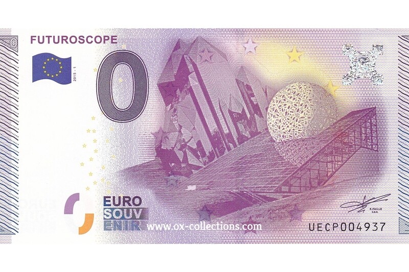 0 Euro-Schein Futuroscope 2015-1 Souvenir