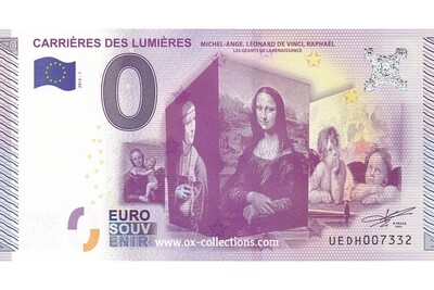 Billet 0 euro Carrières de Lumières 2015-1 souvenir
