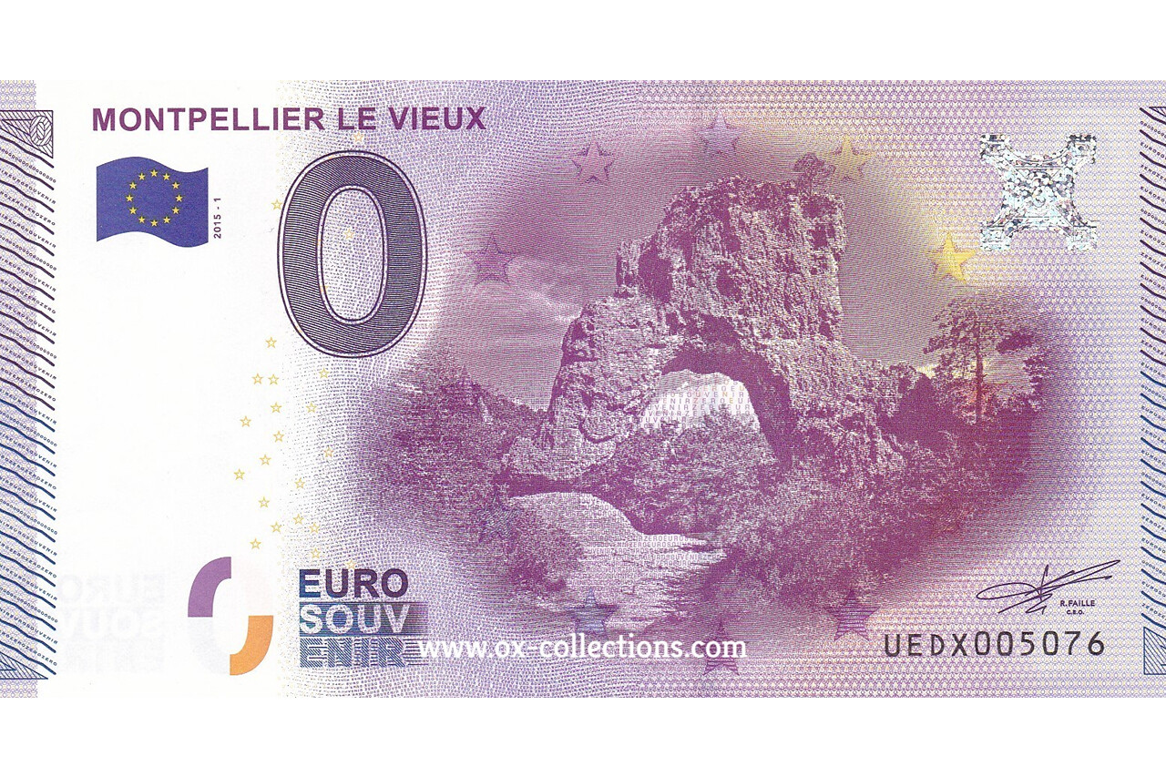 Billet 0 euro Montpellier le Vieux 2015-1 souvenir