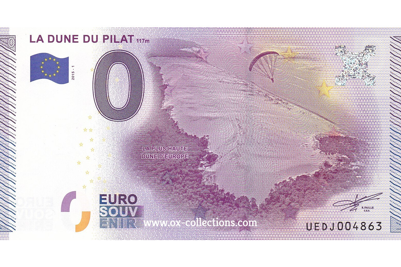 Billet 0 euro La Dune du Pilat 2015-1 souvenir