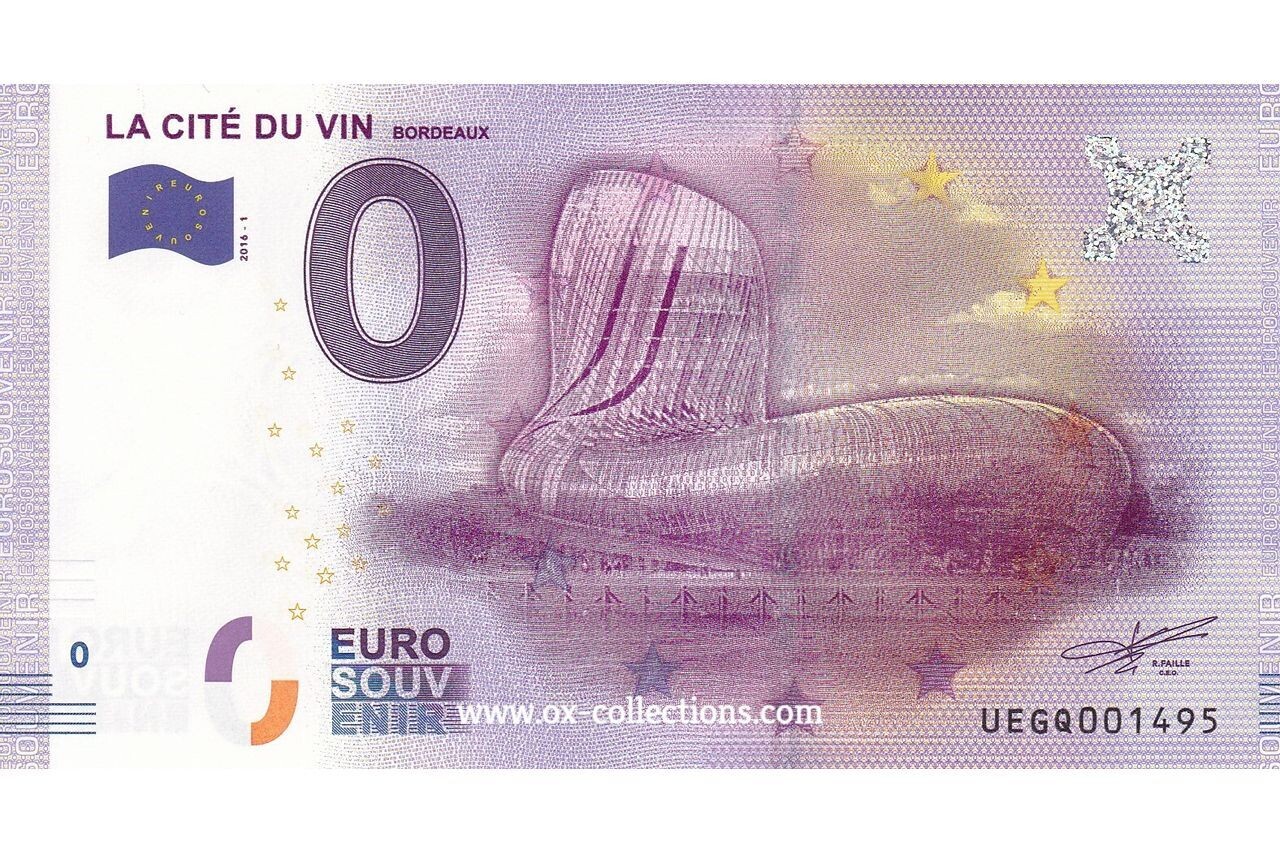 Billet 0 euro La Cité du Vin 2016-1 souvenir
