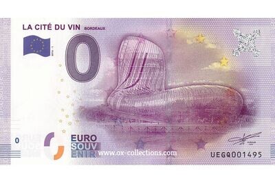 Billet 0 euro La Cité du Vin 2016-1 souvenir