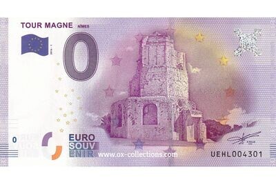 0 Euro-Schein Tour Magne 2016-1 Souvenir