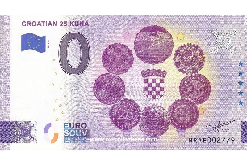 HR - Croatian 25 Kuna - 2022-01 HR - Croatian 25 Kuna - 2022-01