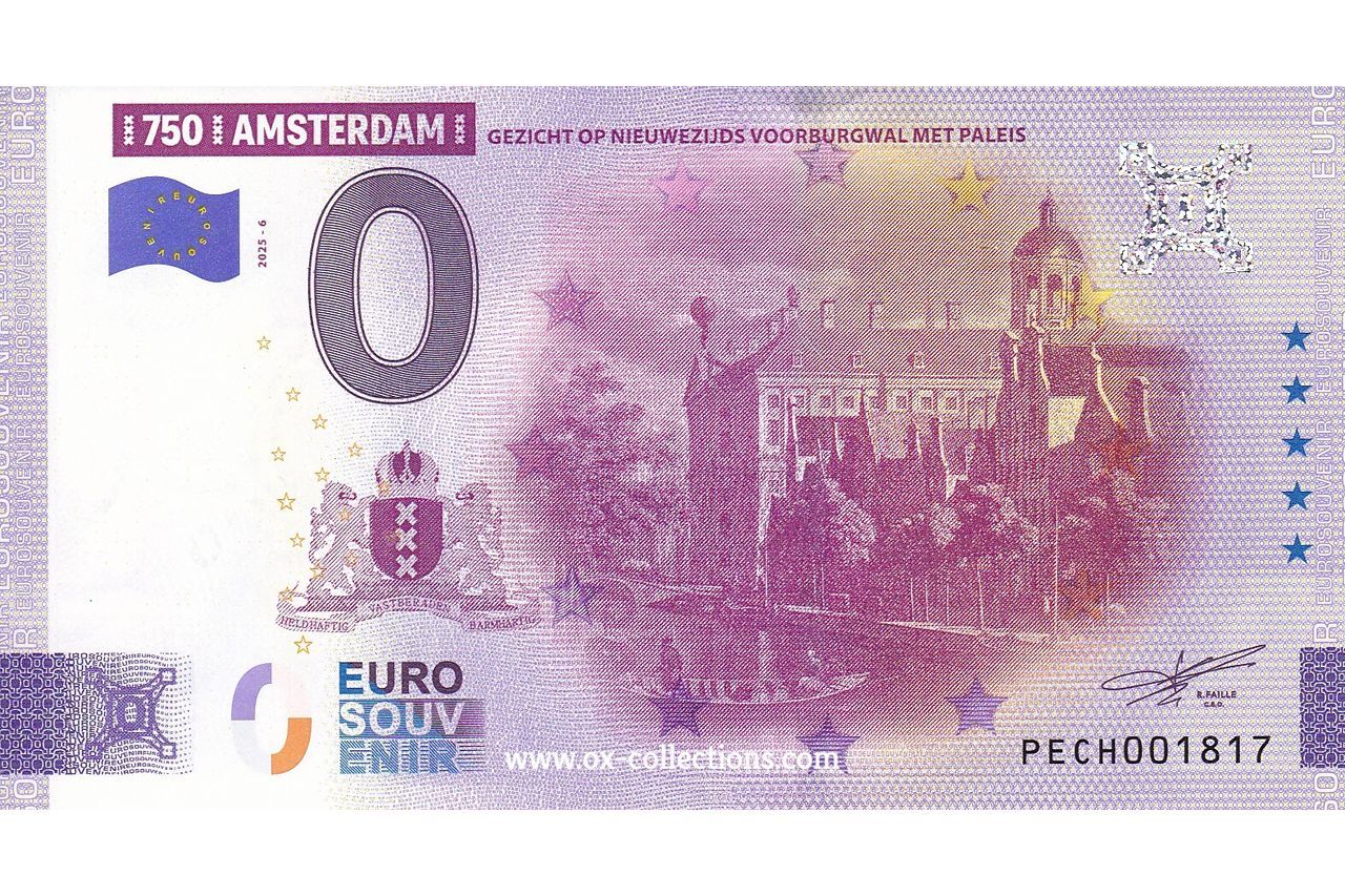 NL - 750 Amsterdam - 2025-06 Gezicht op Nieuwezijds Voorburgwal met Paleis