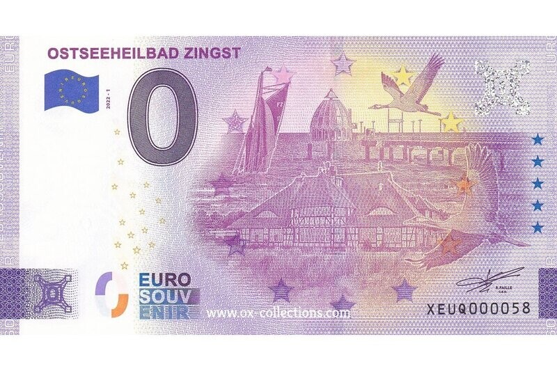 0 Euro-Schein Ostseeheilbad Zingst 2022-1