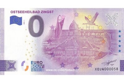 0 Euro-Schein Ostseeheilbad Zingst 2022-1