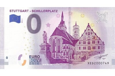 Billet 0 euro Stuttgart Schillerplatz 2018-1 souvenir