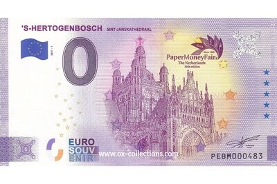 NL - 's-Hertogenbosch - 2021-01 0 Euro-Schein 's-Hertogenbosch 2021-1 Souvenir