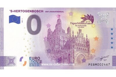 NL - 's-Hertogenbosch - 2021-01 Zero Euro Note 's-Hertogenbosch 2021-1 Anni souvenir