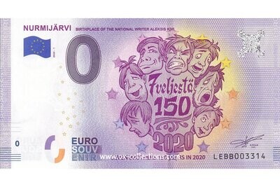 0 Euro-Schein Nurmijärvi 2020-1 Souvenir