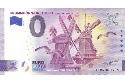 DE - Krummhörn-Greetsiel - 2023-02 Billet 0 euro Krummhörn-Greetsiel 2023-2 souvenir