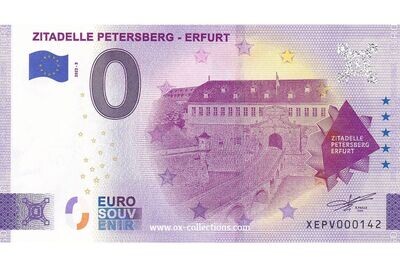 DE - Zitadelle Petersberg Erfurt - 2022-03 Billet 0 euro Zitadelle Petersberg Erfurt 2022-3 souvenir