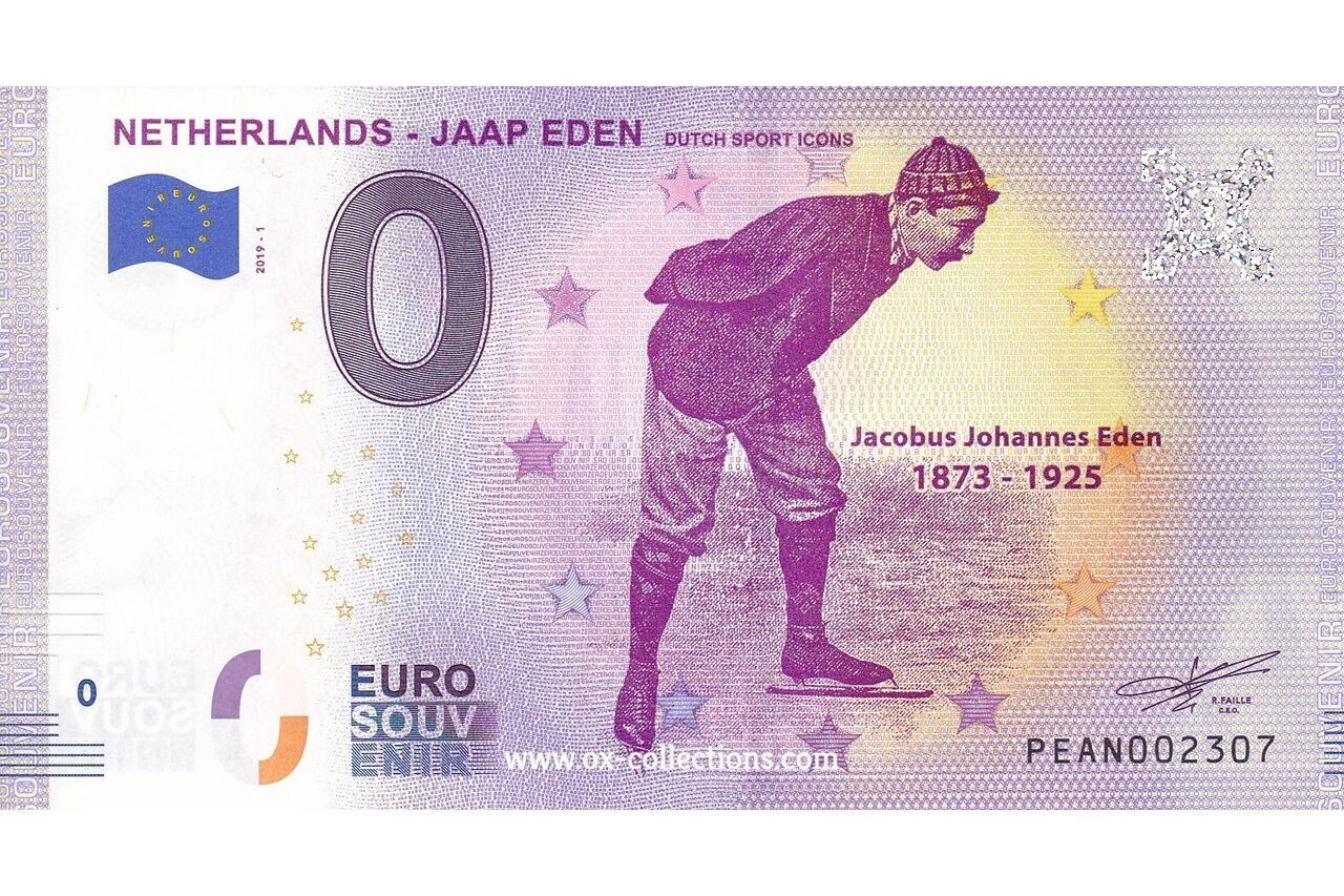 NL - Jaap Eden - 2019-01 Billet 0 euro Jaap Eden 2019-1 souvenir