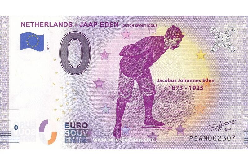 NL - Jaap Eden - 2019-01 Billet 0 euro Jaap Eden 2019-1 souvenir